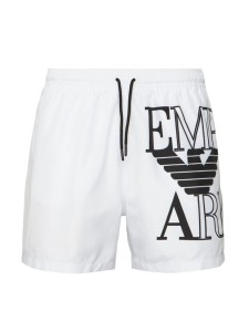 Emporio Armani Szorty kąpielowe EM000583 AF20434 U0002 Biały Regular Fit