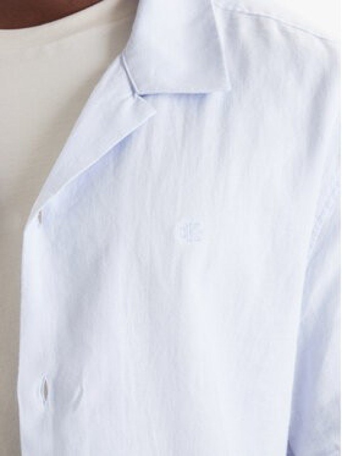 Calvin Klein Koszula LV04LF137G Fioletowy Relaxed Fit