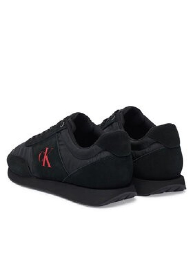 Calvin Klein Sneakersy Retro Runner Band Lth-Su HM0HM02212 Czarny