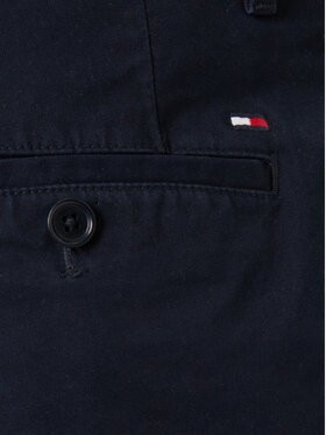 Tommy Hilfiger Chinosy Core Denton MW0MW41993 Granatowy Regular Fit
