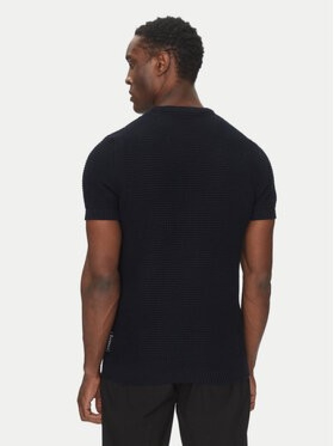 Richmond X Sweter UMP25113TS Granatowy Regular Fit