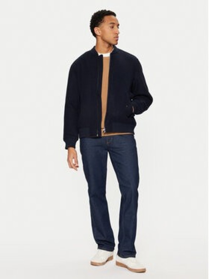 Mustang Kurtka bomber Byron 1015902 Granatowy Regular Fit