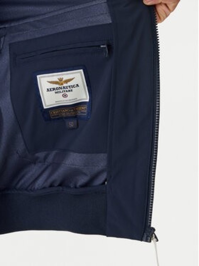 Aeronautica Militare Kurtka bomber 261AB3049UCT04290 Granatowy Regular Fit