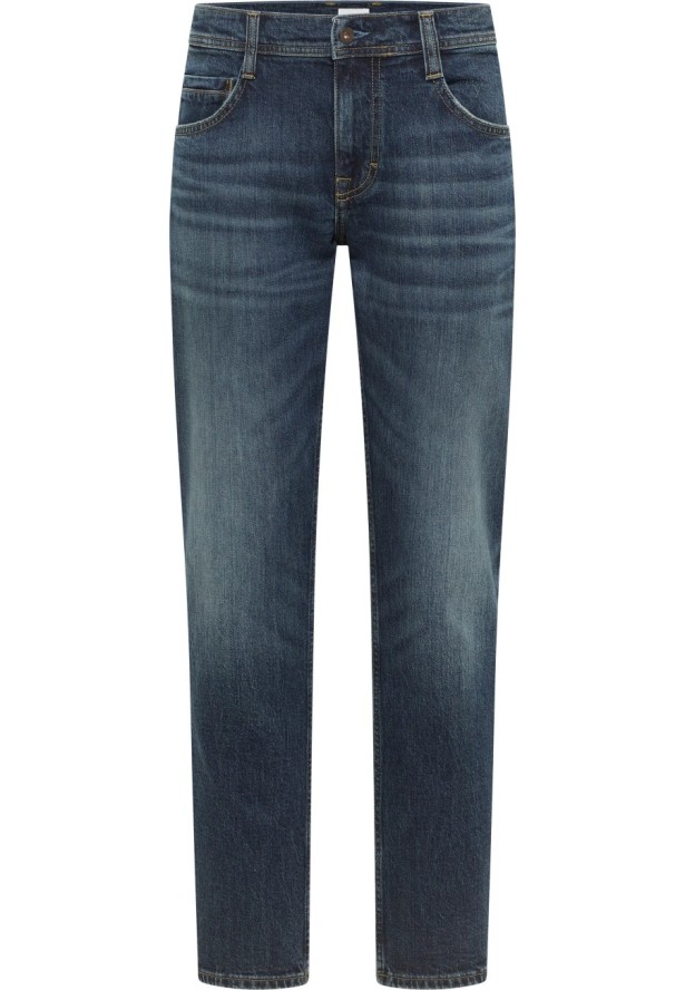 Męskie Spodnie jeansowe Mustang Style Denver Straight Denim Blue 1016817 5000 873