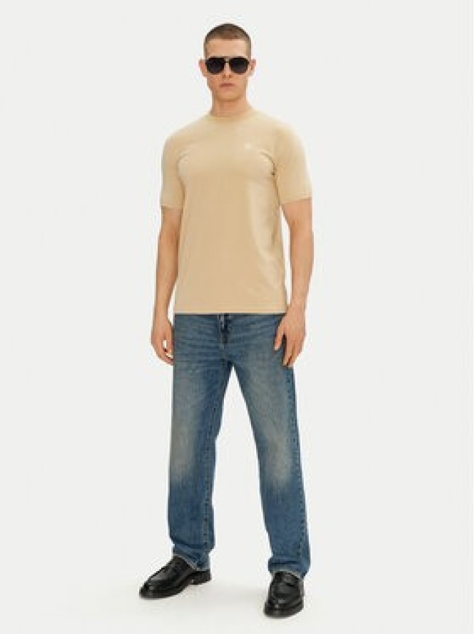KARL LAGERFELD T-Shirt 755750 552221 Beżowy Regular Fit