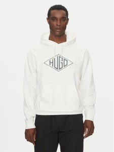 HUGO Bluza Dacorolo 50534947 Beżowy Relaxed Fit