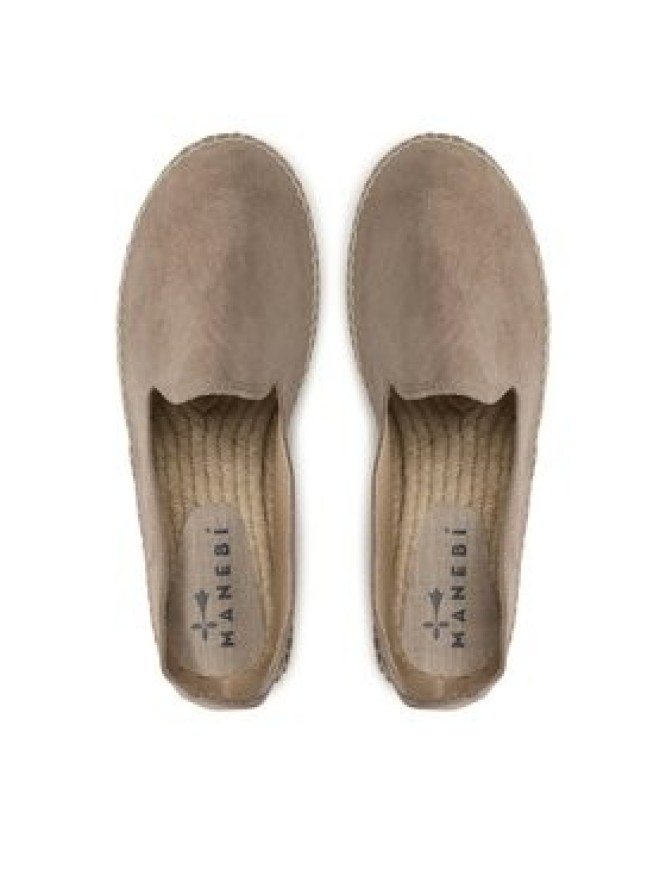 Manebi Espadryle Flat Espadrilles W 1.9 C0 W 1.9 Beżowy
