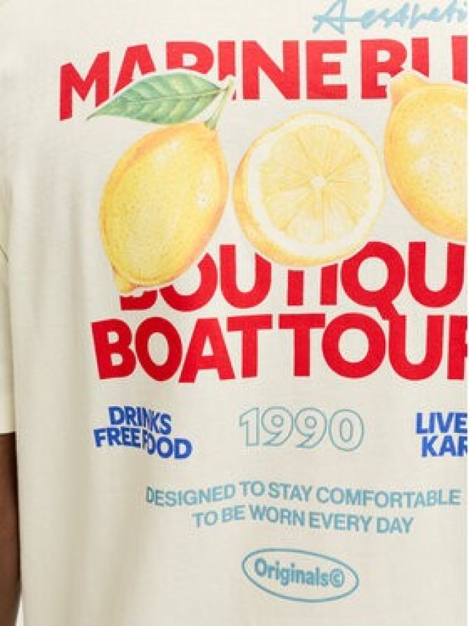Jack & Jones T-Shirt Riviera 12295202 Żółty Regular Fit