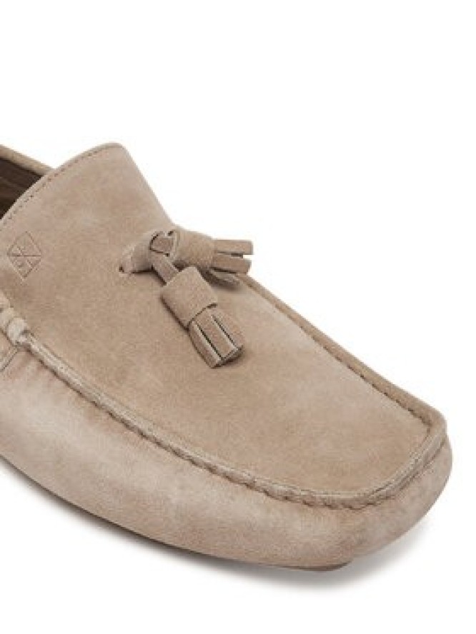 Calvin Klein Mokasyny Driver Tassels Su HM0HM02028 Beżowy