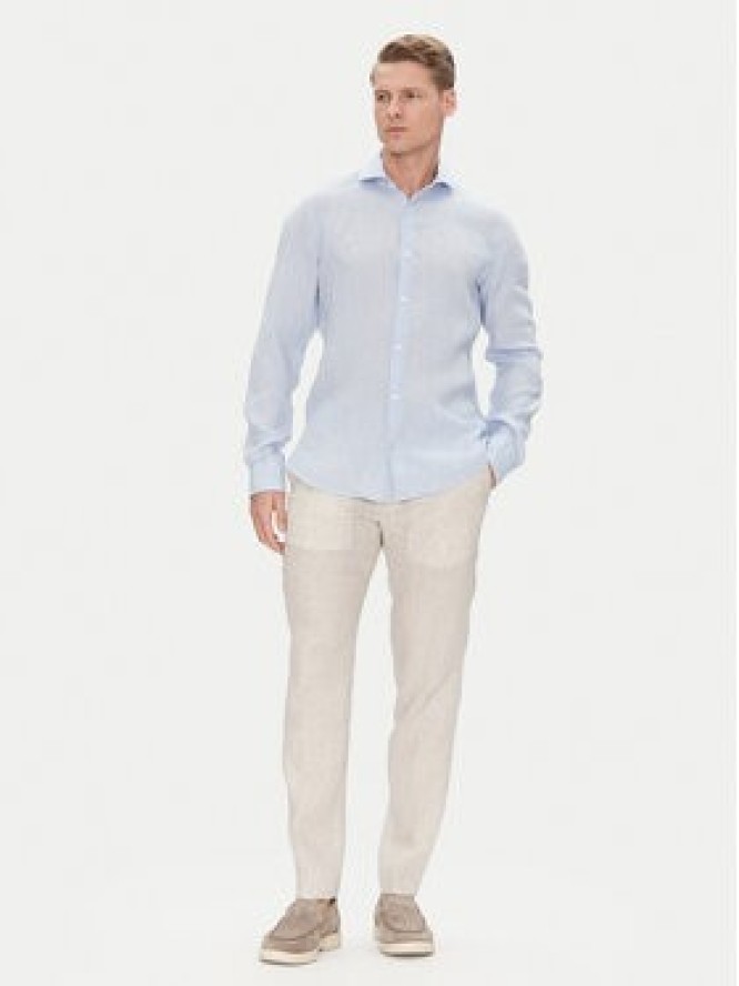 JOOP! Koszula 17 JSH-146Pai-W 30046075 Niebieski Slim Fit