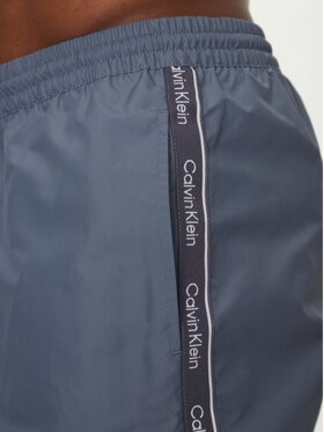 Calvin Klein Swimwear Szorty kąpielowe KM0KM01109 Niebieski Regular Fit