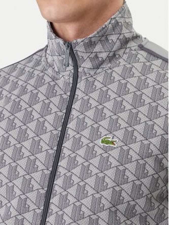 Lacoste Bluza SH1368 Szary Regular Fit