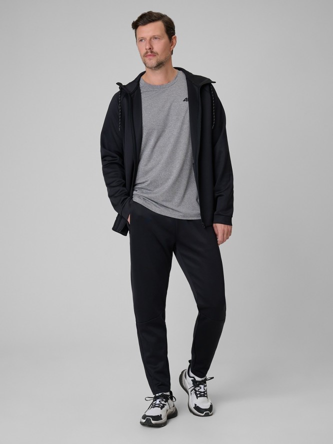 4F Spodnie treningowe szybkoschnące męskie - czarne M