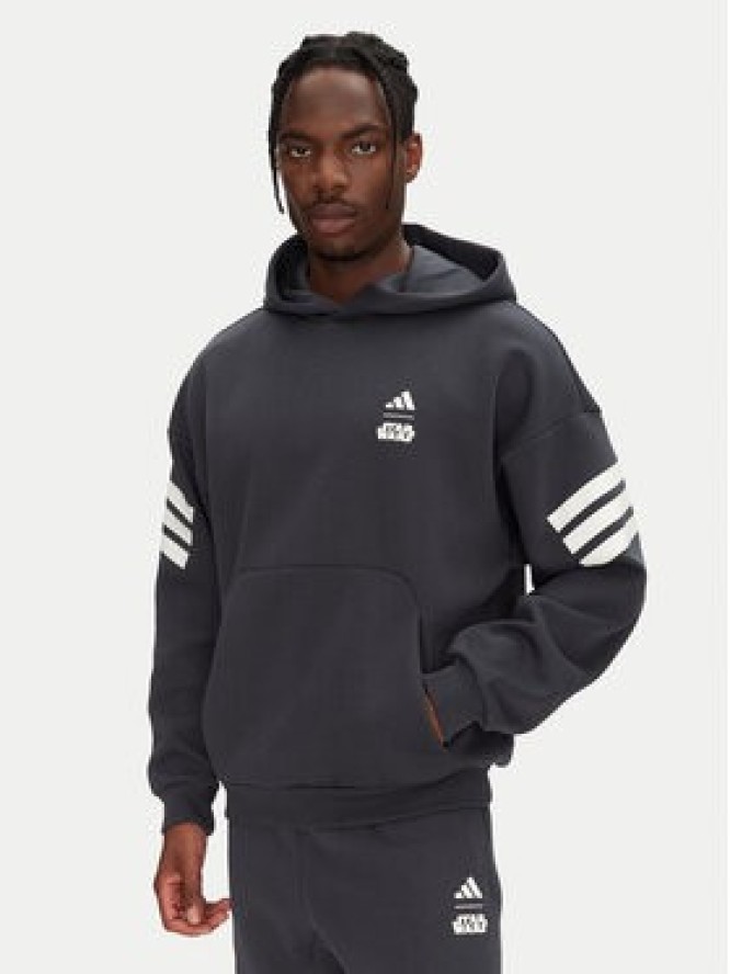 adidas Bluza Star Wars The Mandalorian™ JI5720 Szary Regular Fit