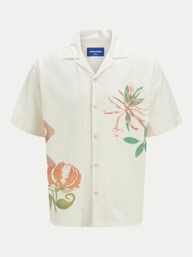 Jack & Jones Koszula Luke 12271108 Écru Relaxed Fit