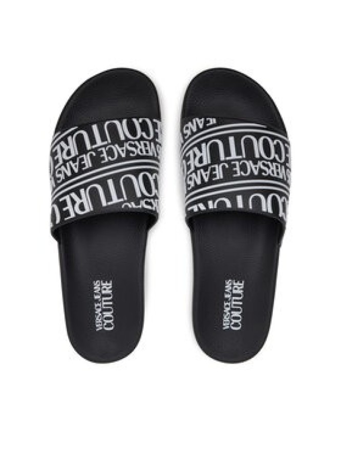 Versace Jeans Couture Klapki 78YA3SQ1 Czarny