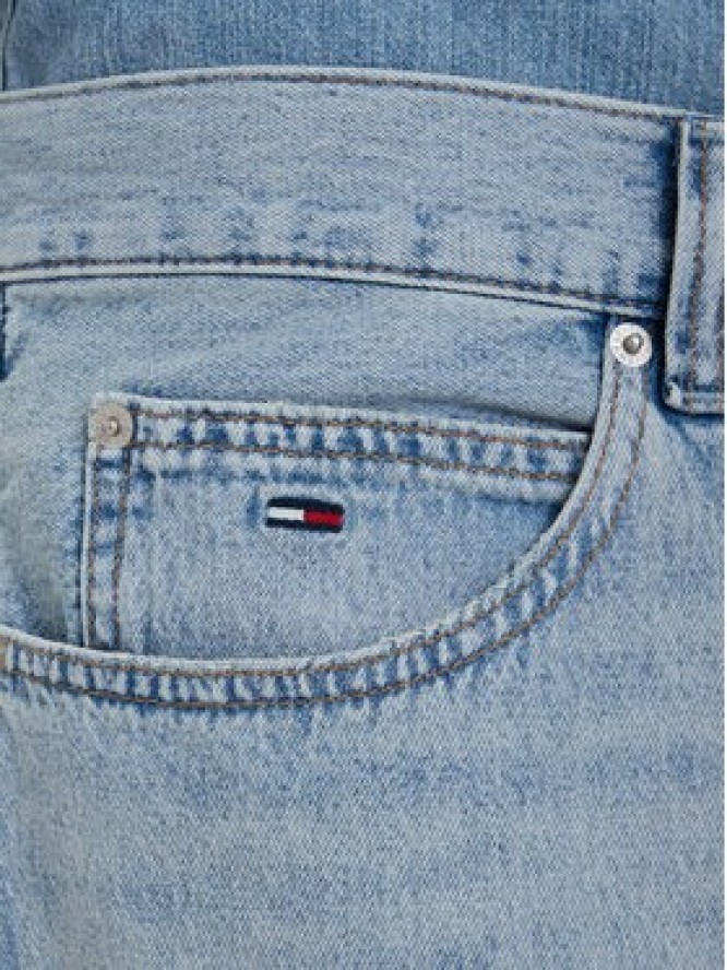 Tommy Jeans Szorty jeansowe Theo DM0DM23007 Niebieski jasny Loose Fit