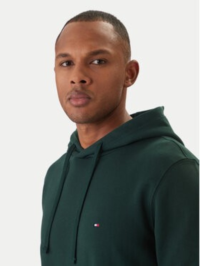 Tommy Hilfiger Bluza Essential MW0MW37235 Zielony Regular Fit