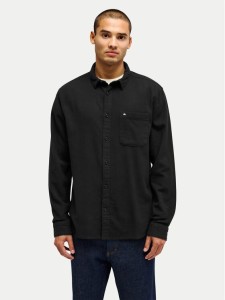 Quiksilver Koszula Motherfly Solid EQYWT04651 Czarny Regular Fit