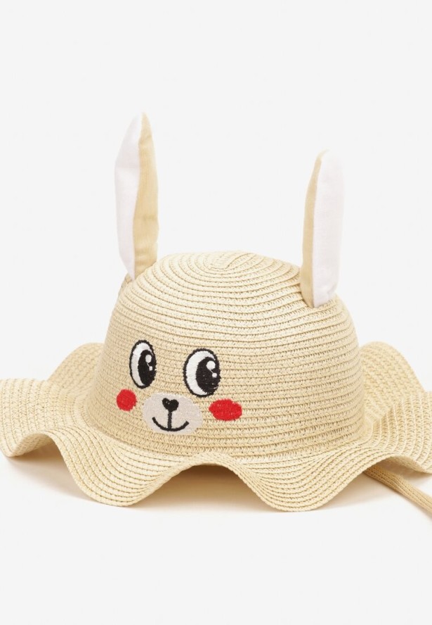 Beżowy Kapelusz z Podnoszącymi się Uszkami Rivathia