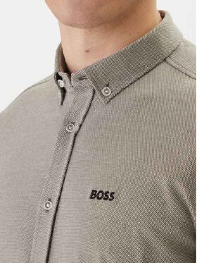 BOSS Koszula ST Motion 50555946 Khaki Regular Fit