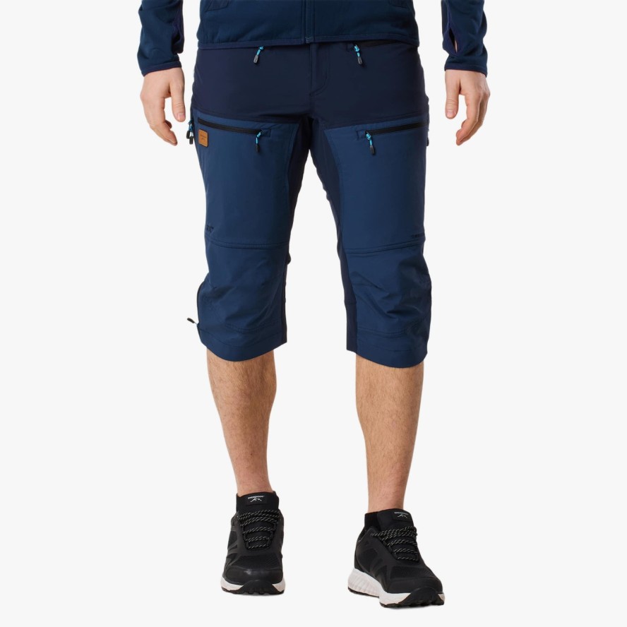 Spodnie outdoor Wędrówki męskie Swedemount Lofoten Stretch 3/4 Pants wodoodporne