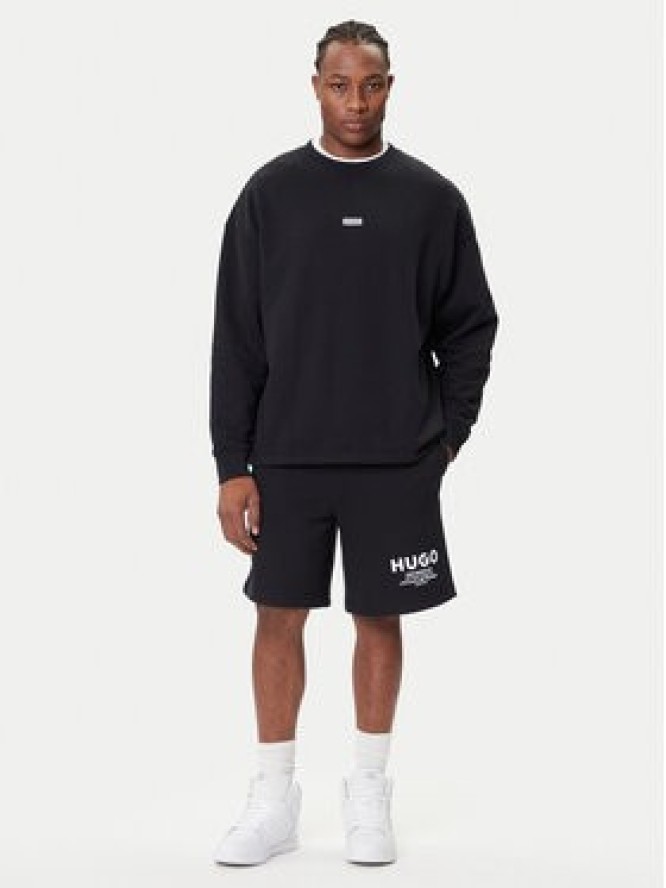 HUGO Szorty sportowe Nomario 50510728 Czarny Loose Fit