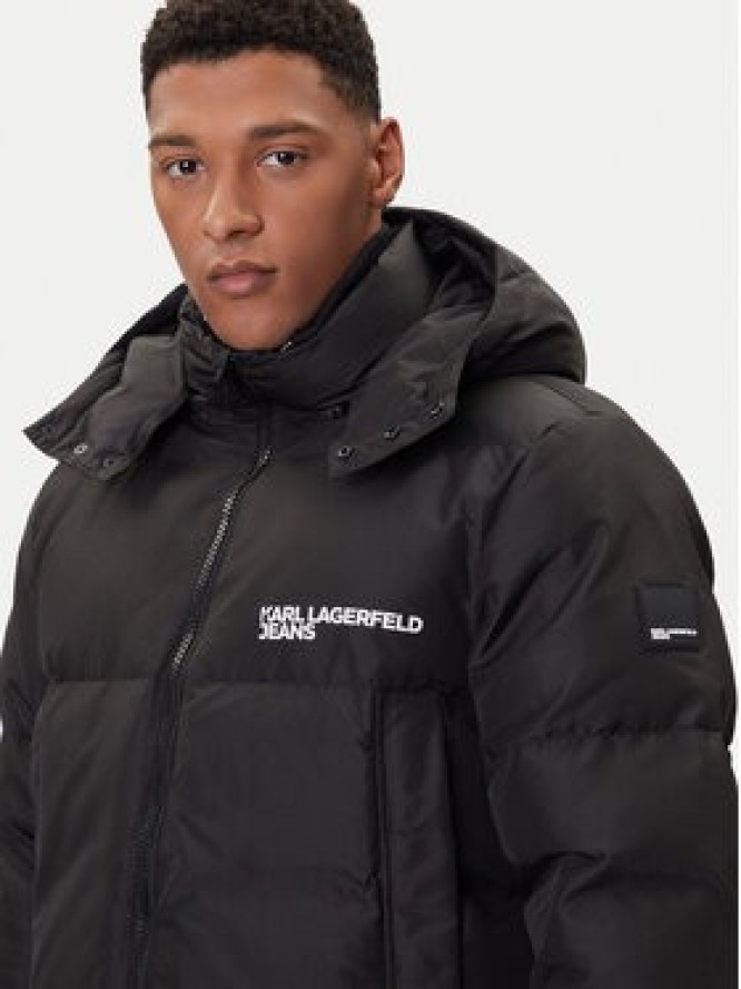 Karl Lagerfeld Jeans Kurtka zimowa A3M15033 Czarny Regular Fit