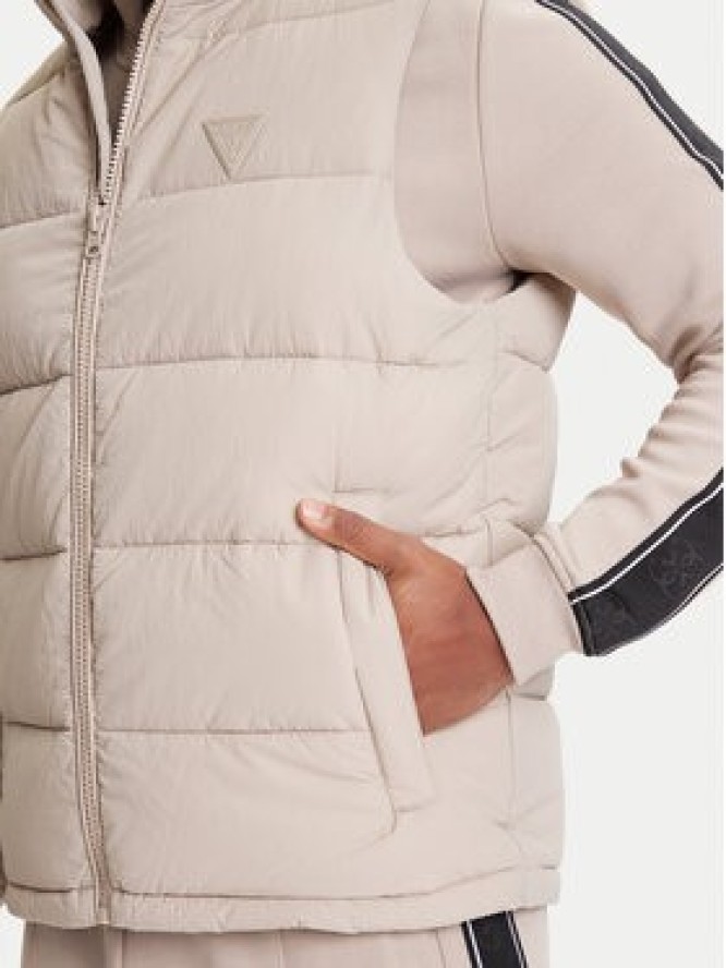 Guess Bezrękawnik Z5YL08 WGTN0 Beżowy Regular Fit