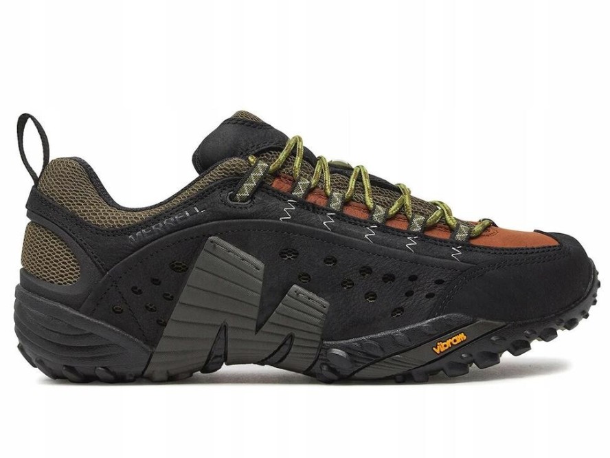Buty trekkingowe na co dzień męskie MERRELL INTERCEPT VIBRAM skóra duży rozmiar