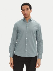 Tom Tailor Koszula 1045087 Zielony Regular Fit