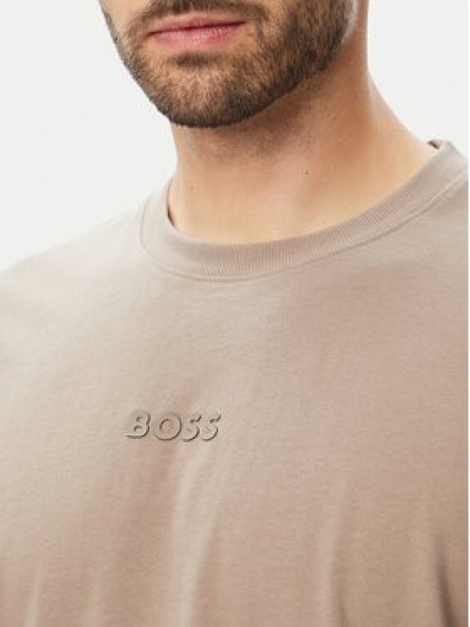 BOSS T-Shirt Tee 10 50519368 Beżowy Relaxed Fit