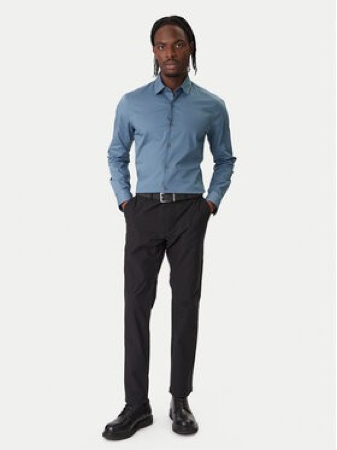 Calvin Klein Koszula Essentials LV019EU037 Niebieski Slim Fit
