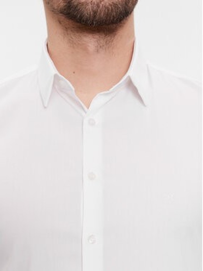 Calvin Klein Koszula K10K112743 Biały Extra Slim Fit