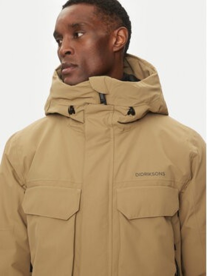 Didriksons Płaszcz zimowy Drew 505778 Beżowy Regular Fit