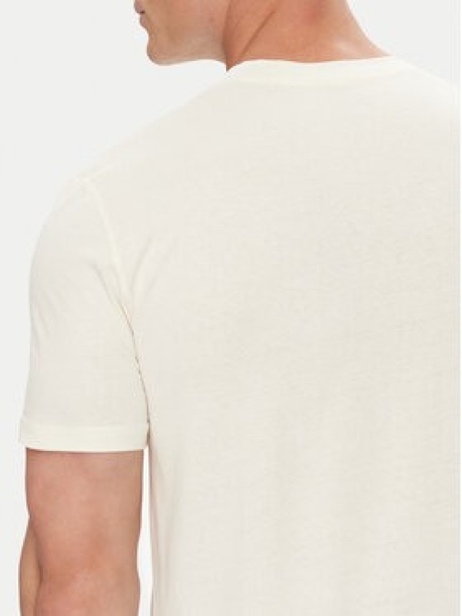 Mustang T-Shirt Austin 1016489 Écru Regular Fit