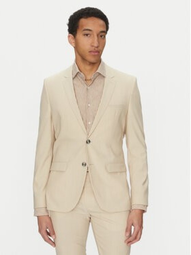 HUGO Garnitur Arti/Hesten232X 50540341 Beżowy Extra Slim Fit