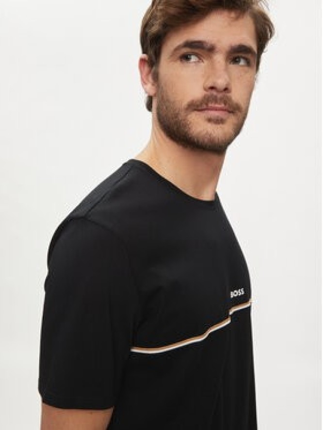 Boss T-Shirt Unique 50515395 Czarny Regular Fit