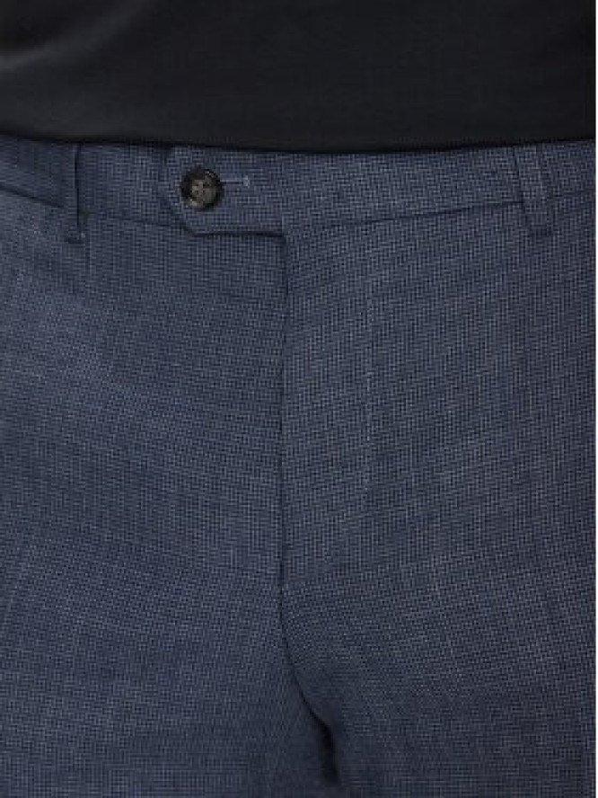 BOSS Garnitur C-Huge-Peak-252 50540764 Granatowy Slim Fit