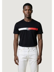 Tommy Jeans T-Shirt DM0DM22539 Czarny Regular Fit