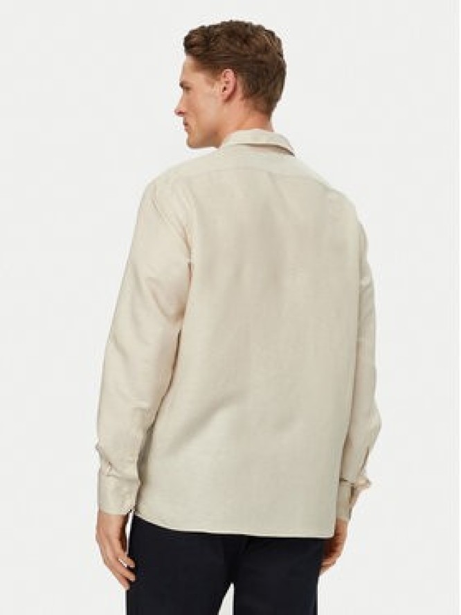 BOSS Koszula H-Joe 50561616 Beżowy jasny Regular Fit