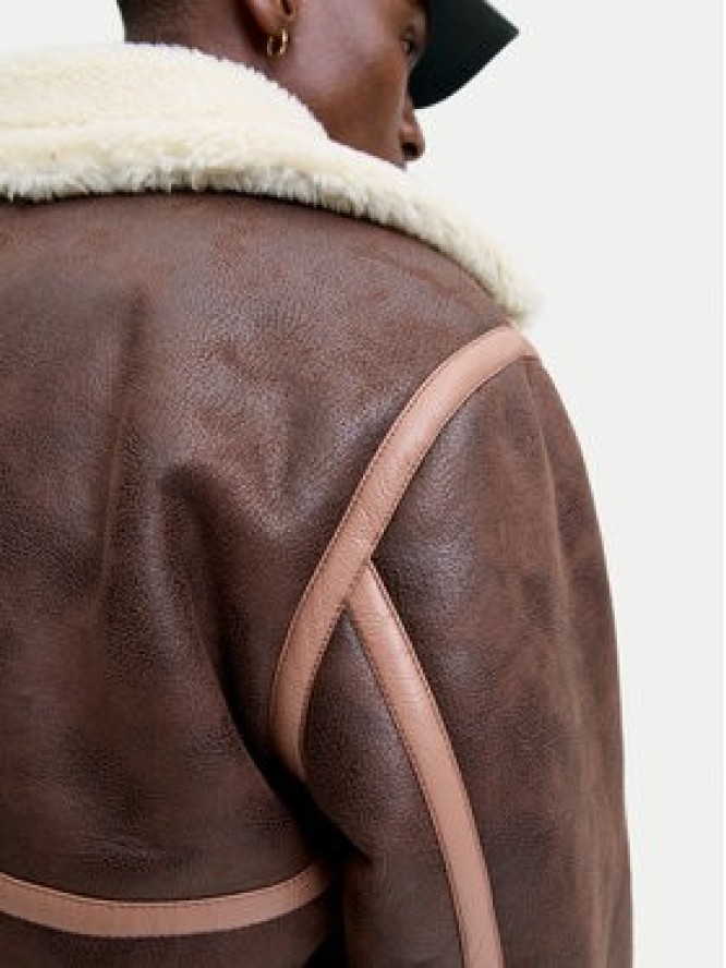 Jack & Jones Kurtka z imitacji skóry Liverpool 12282948 Brązowy Regular Fit