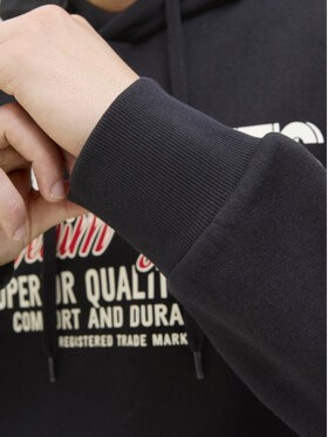 Jack & Jones Bluza Logo 12279649 Czarny Regular Fit