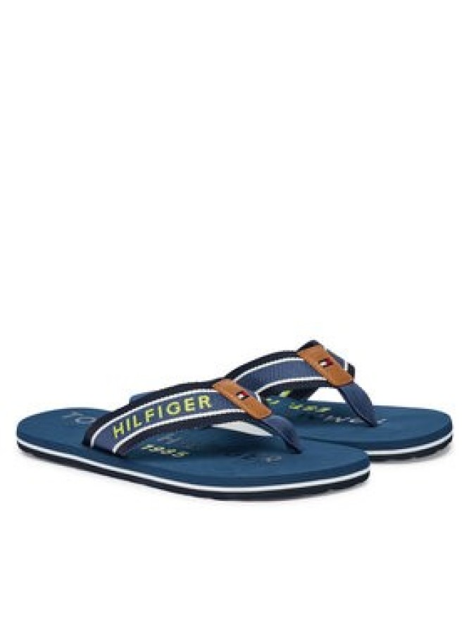 Tommy Hilfiger Japonki Sporty Hilfiger Beach Sandal FM0FM05805 Niebieski