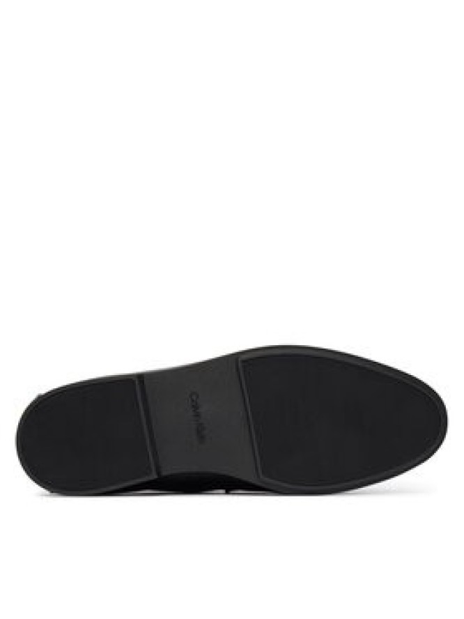 Calvin Klein Lordsy Low Prof Loafer Txt Lth HM0HM02175 Czarny