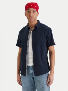 Quiksilver Koszula Time Box EQYWT04622 Granatowy Regular Fit