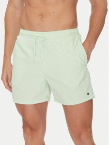 Tommy Hilfiger Szorty kąpielowe UM0UM03477 Zielony Regular Fit