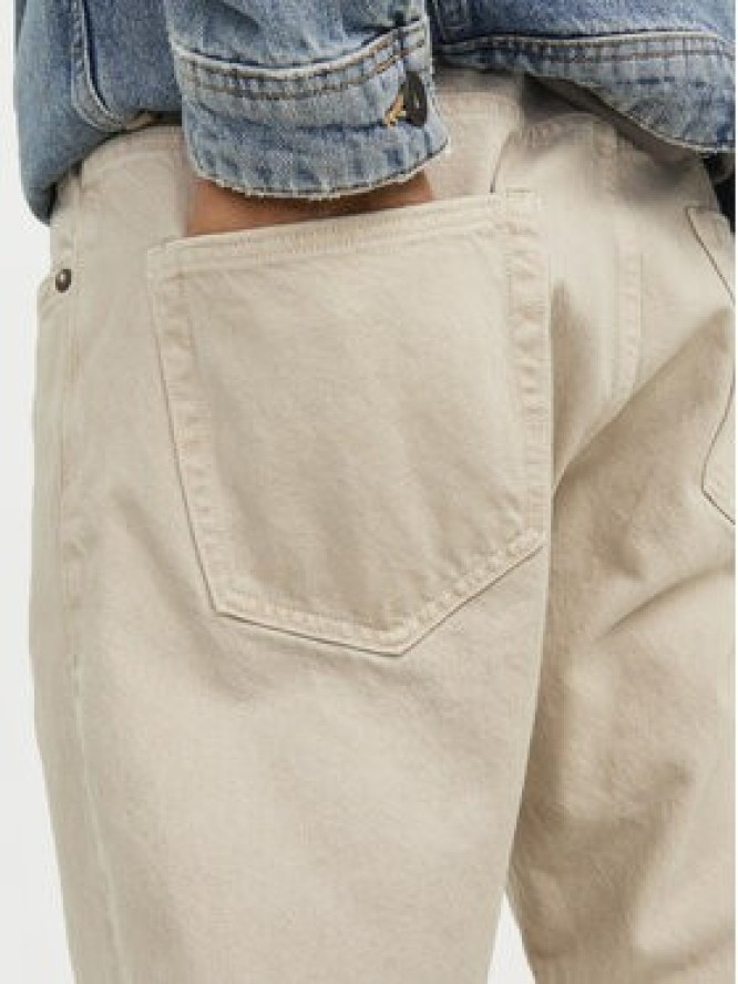 Jack & Jones Jeansy Chris 12246401 Beżowy Relaxed Fit