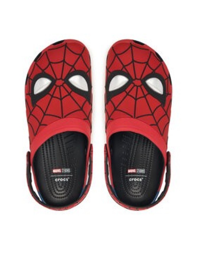 Crocs Klapki Spider-Man Classic Clog 213518 Czerwony
