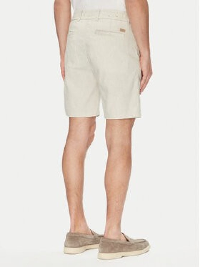 BOSS Szorty materiałowe 50536863 Beżowy Tapered Fit